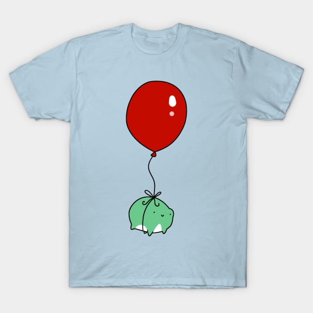 Balloon Frog T-Shirt by saradaboru